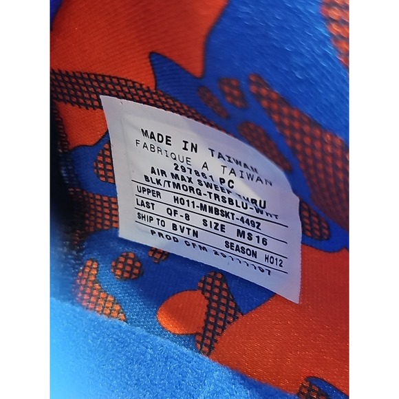 Rare Nike Air Max Sweep Thru Amar\'e Stoudemire Knicks Limited Edition Sz 16 449Z main image 10